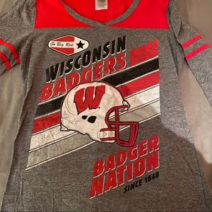 Wisconsin Badgers Women’s long-sleeve v-neck